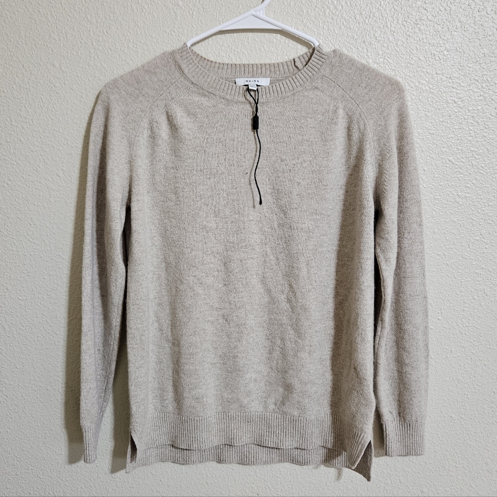 Reiss Taupe Knit Pullover